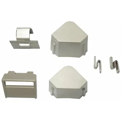 METRO Intermediate S Hook Kit for MetroMax i Shelving - S-Hook Connectors for Plastic Shelving