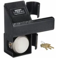 RANGER LOCK Padlock Guard with Lock: Steel, Black, 9 in Guard Lg, 3 1/2 in Guard Wd, 9 in Guard Ht (MPN RDSC-HP)