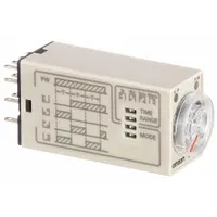 OMRON Multi-Function Time Delay Relay: Socket Relay Mounting, 100 to 120V AC, 0.1 sec – 10 min (MPN H3YN-4 AC100-120)
