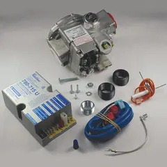 Gas valve for HVACR systems, regulating gas flow in furnaces, boilers, and commercial heating equipment. Ensures safe ignition and consistent fuel delivery. Suitable for residential and light commercial applications.
