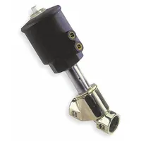 ASCO Angle Body Piston Valve: 2-Way, Normally Closed, 1 1/4 in Pipe Size, Bronze Body, FKM Seal (MPN 8290A017)