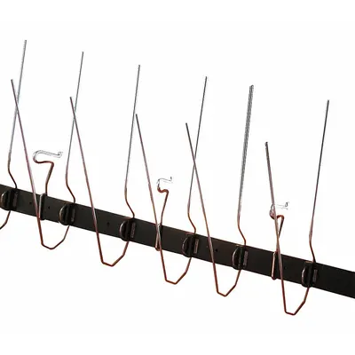 BIRD BARRIER Bird Spikes Narrow Plastic Base 25 ft