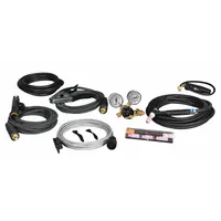 MILLER ELECTRIC TIG/Stick Contractor's Kit: Air-Cooled, A-150, 25 ft, Rubber, 1-Piece, 17 (MPN 301311)