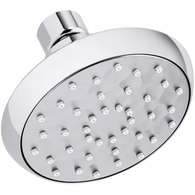 KOHLER Fixed Showerhead: Awaken B90, 1.75 gpm Fixed Showerhead Flow Rate, Metal - Single-Pattern Fixed Showerheads
