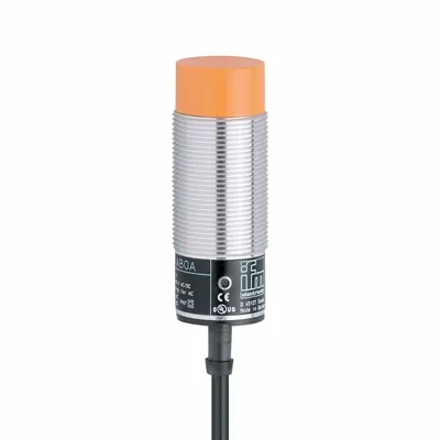 IFM Inductive Cylindrical Proximity Sensor: Non-Terminated Cable, Unshielded - Cylindrical Sensors with Non-Terminated Cables