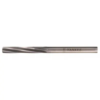 YANKEE Chucking Reamer: 0.3594 in Dia, 23/64 in, Spiral Flute - Spiral-Flute High-Speed Steel Chucking Reamers