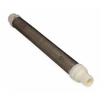 60-mesh spray gun filter for paint sprayers. Traps particles before they reach the spray tip to maintain consistent fluid delivery. Compatible with model 516717. Pack of 2