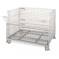 NASHVILLE WIRE Collapsible Bulk Container: 30.3 cu ft, 48 in x 40 in x 36 in, Lid Not Included (MPN C404830S4)