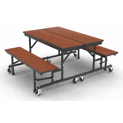 PALMER HAMILTON Convertible Bench Table: Cherry, 30 1/8 in Overall Wd - Convertible Bench Tables