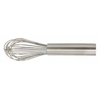 CRESTWARE Whip: 8 in Overall Lg, Stainless Steel Handle, Silver Handle, Silver (MPN PW8)