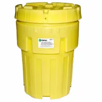 ENPAC Salvage Drum: Polyethylene, 95 gal, Screw-On Lid, Unlined/No Interior Coating, Salvage Drum (MPN 1295-YE)