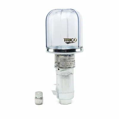 TRICO Plastic Constant Level Oiler: 4 oz Capacity, Plastic, 1/4" Thread Size - Vented Constant-Level Oilers
