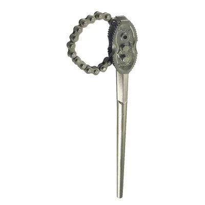 AMPCO Chain Wrench: Natural, For 1 1/2 in Outside Dia, 20 in Chain Lg - Double End Nonsparking Chain Wrenches