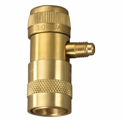 YELLOW JACKET High Side Coupler: 4 in Lg - Manifold Hose Adapters, Couplers & Unions