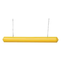 Clearance Bar: 76 in Overall Lg, 5 in Outside Dia, Yellow, HDPE, Indoor/Outdoor (MPN 1780)