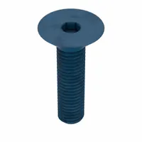 Socket Flat Head Screw: M12x1.75 Thread Size, 50 mm Lg, Flat, Blue Phosphate, Alloy Steel, 5 PK (MPN UST184138)
