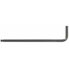 L-shaped hex keys made from alloy steel with a black oxide finish. SAE sizing with a 3/16 in tip size. Long length. Sold in a pack of 10. Used for driving hex socket screws and bolts in assembly, maintenance, and repair tasks.