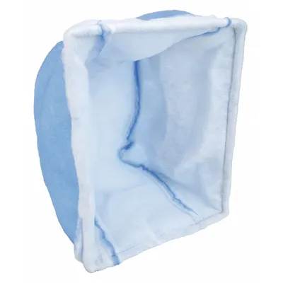 OEM Cube Air Filter: 16 in x 25 in x 20 in, 1 Pockets, Synthetic, Blue/White - 3-Ply Cube Air Filters