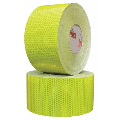 ORALITE Reflective Tape: Construction/Emergency Vehicles/Utility, Fluorescent Lime - Vehicle Reflective Tapes