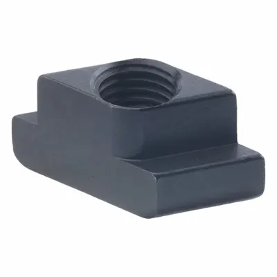 JW WINCO Rhombus T-Slot Nuts; Quarter Turn T-Slot Nuts: Steel, For 8 mm T-Slot, M6 Thread - Quarter-Turn T-Slot Nuts