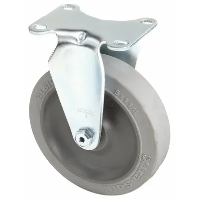 OEM Plate Caster: Rigid - Debris-Resistant Plate Casters