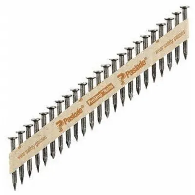 PASLODE Metal Connector Nails,1 1/2" L,Plain: Connector Nails, Flat, Smooth, Steel - Collated Metal Connector Nails