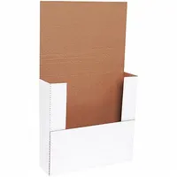 Mailer,Esy Fld,12" x 11-1/2" x 3",White,PK50: White, 12 in Inside Lg, 3 in Inside Ht, 50 PK (MPN M12113BF)