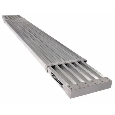 LOUISVILLE Aluminum Ladder Plank, 13 ft Overall Length, 14 in Width, LP-2921-13A - Ladder Planks