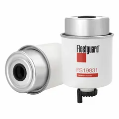 Can-type fuel/water separator with overall height of 12 in and outside diameter of 3 5/16 in. Designed to remove water and contaminants from diesel fuel in off-highway and industrial machinery.