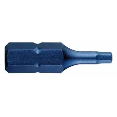 This 5-pack of imperial hex insert bits features a 1/8 in hex head size with a standard tip style. Made from S2 steel, these bits are designed for use with power tools in general assembly, maintenance, and repair tasks. They are not impact rated and should be used only in standard drilling and driving applications.