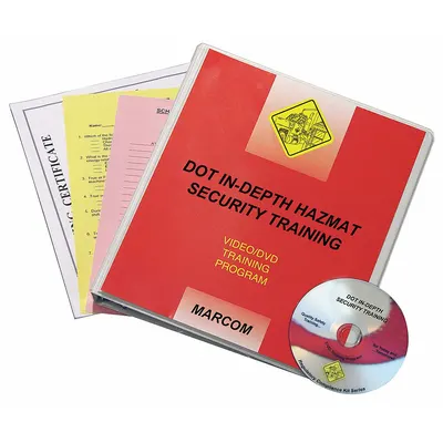MARCOM Training Video: Driving Safety, DOT In-Dp HAZMAT Security, DVD - Hazardous Materials Transportation Training