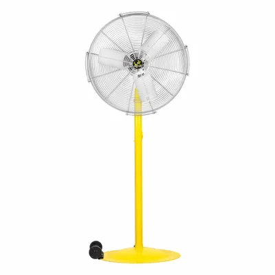 JAN FAN Circulating Fan: 24 in Blade Dia, 2 Speeds, 1/4 hp Motor HP, Non-Oscillating - Standard Industrial Pedestal Fans