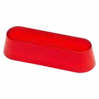 GROTE Replacement Lens: Oval, Clearance and Marker Light, 1 1/8 in Ht - Vehicle Lighting, Acrylic (MPN 90152)