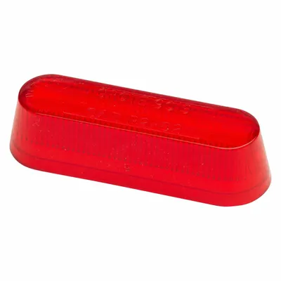 GROTE Replacement Lens: Oval, Clearance and Marker Light, 1 1/8 in Ht - Vehicle Lighting - Oval Replacement Lenses