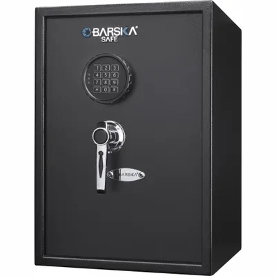 BARSKA Safe: Digital Combo Lock, 1.45 cu ft Capacity, Steel - Free-Standing Security Safes