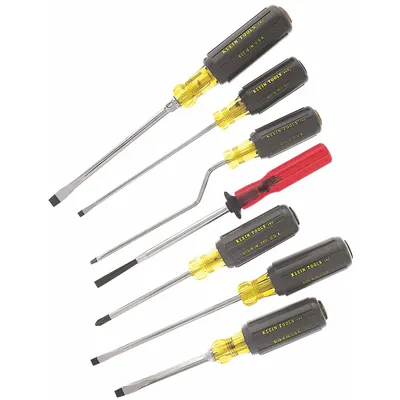KLEIN TOOLS General Purpose Screwdriver Set: 1-10 Pieces, 7 Pieces - General Purpose Screwdriver Sets