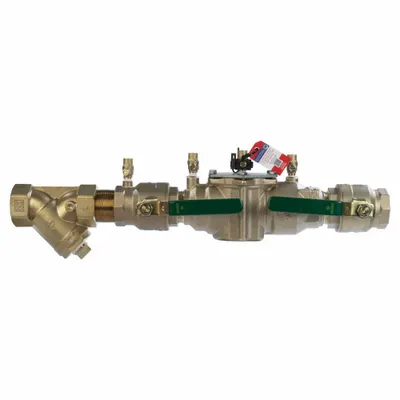 Watts Double Check Valve Assembly: LF007, 2 in Pipe Size, FNPT x FNPT, 25.75 in Overall Lg - Watts Double Check Backflow Preventers
