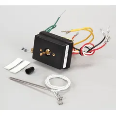 Replacement thermostat for Cres Cor ovens. Controls oven temperature for consistent cooking or holding. Meets original equipment specifications.