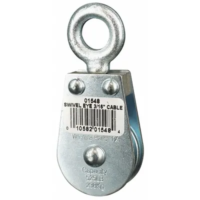 OEM Pulley Block: Swivel - Swivel-Eye Attached Pulley Blocks