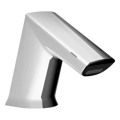 SLOAN Bathroom Sensor Faucet: BASYS, Cast Zinc, Chrome Finish, Single-Post, Hydropower - Single-Post Sensor Bathroom Faucets