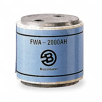 BUSSMANN Semiconductor Fuse: FWA Series, Fast-Acting, 2 kA, 130 V AC, 130 V DC DC Volt Rating - Fast-Acting Cylindrical Fuses