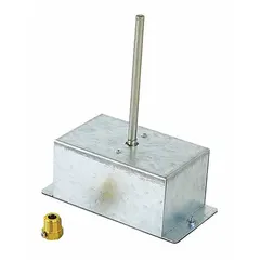 Temperature sensor for HVACR systems, used to monitor air or fluid temperatures in commercial and industrial environments. Provides temperature feedback to building automation systems for climate control and equipment protection.