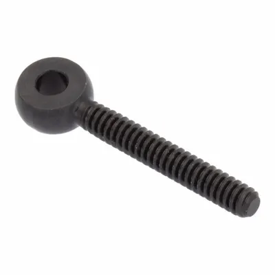AMPG Fixed Rod End: Stainless Steel, Black Oxide, 1 in Hole Center-to-End Lg - Stainless Steel Male Threaded Fixed Rod Ends