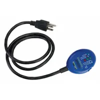 RELIANCE Receptacle Tester with GFCI: 120 V AC to 120 V AC, 5-15P, GFCI, Light, No Display (MPN THP102P)