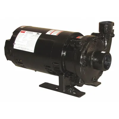 Dayton Booster Pump: 2 hp, Three Phase, 230/460V AC, 82 gpm Best Efficiency Flow - Horizontal Booster Pumps