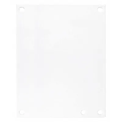 WIEGMANN Interior Panel: Back Panel Panel, 11 in Overall Ht, 9 in Overall Wd, Steel - Interior Mounting Panels