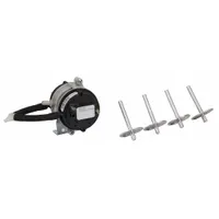 Air flow switch and tube assembly for detecting air movement in ducts. Used in HVACR systems to prove airflow for burner or fan interlock circuits. Suitable for commercial heating, ventilation, and air conditioning equipment