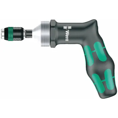 WERA Torque Screwdriver: 1/4 in Tip Size, 3 N-m Min Torque, 3 N-m Max Torque - Preset Pistol-Handle Torque Screwdrivers