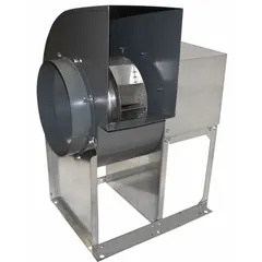 This direct-drive blower includes a drive pack and delivers 3,500 cfm at 0.250 in static pressure. It features a 1 hp, single-phase motor with an open dripproof enclosure, operating on 115/208-230V AC. Suitable for general ventilation, exhaust, and air movement in industrial and commercial settings.