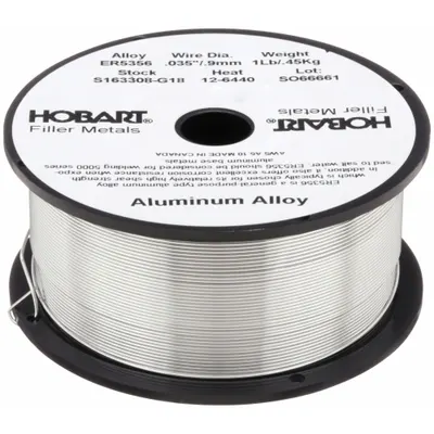 HOBART ER5356 MIG Welding Wire, 0.035 in, 1 lb Spool